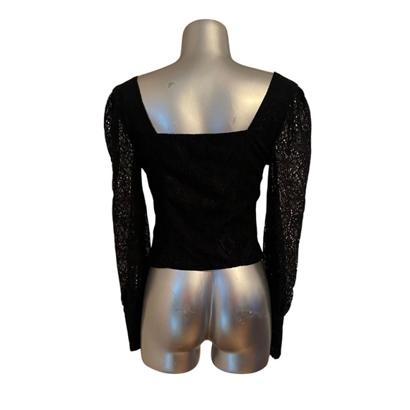 Dynamite Mesh Long-Sleeve Corset Top – Size S - Picture 2 of 2